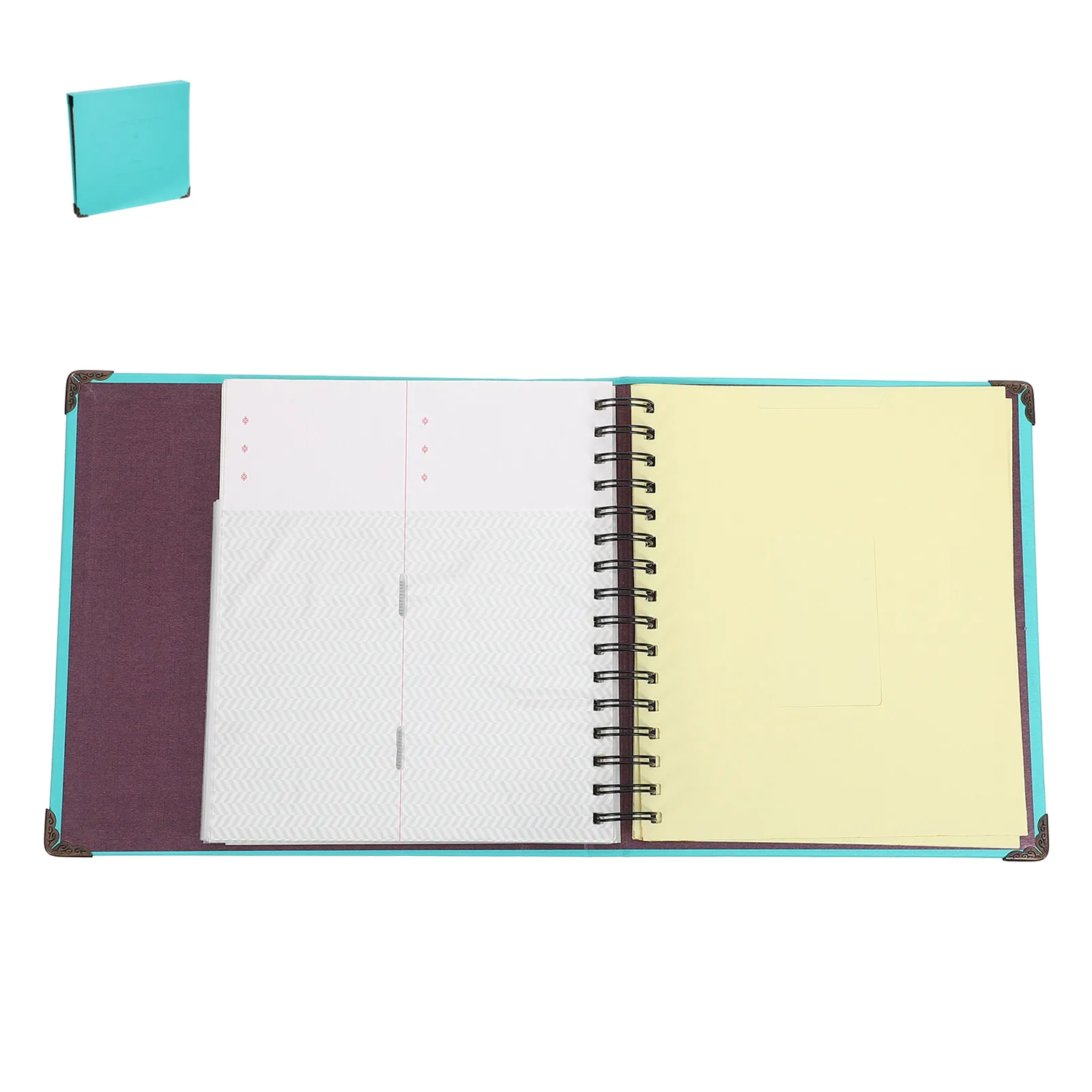 ticket-memory-book-dark-blue-33-page-album-organizer-for-movie-concert-train-plane-tickets-stamp-collecting-souvenir-storage