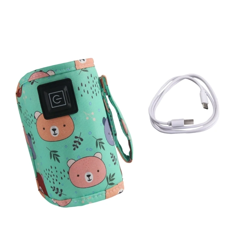  Lovely Bear Molded Infant Bottle Toastier USB Propelled 3 Approaches Transportable Nursing Stove Safe Substance For Travel Use