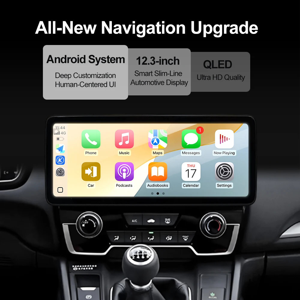 12.3“ Android 15.0 GPS Navi For Honda CRV CR-V 2012 - 2016 Wireless Carplay BT WiFi 4G DSP Stereo QLED Screen Car Radio Player
