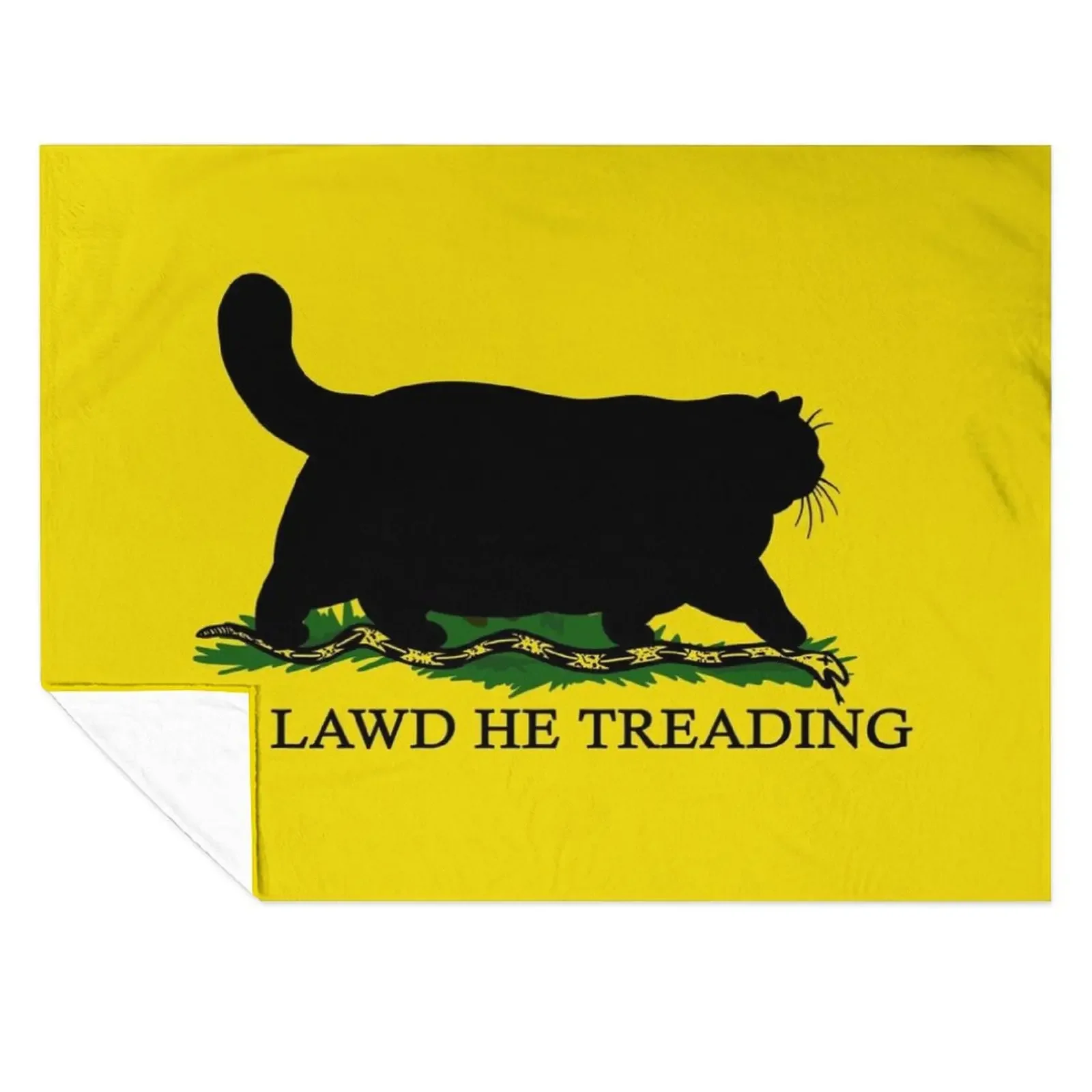 

Oh Lawd He Treading Throw Blanket Soft Plush Plaid for winter christmas decoration Blankets For Baby Blankets