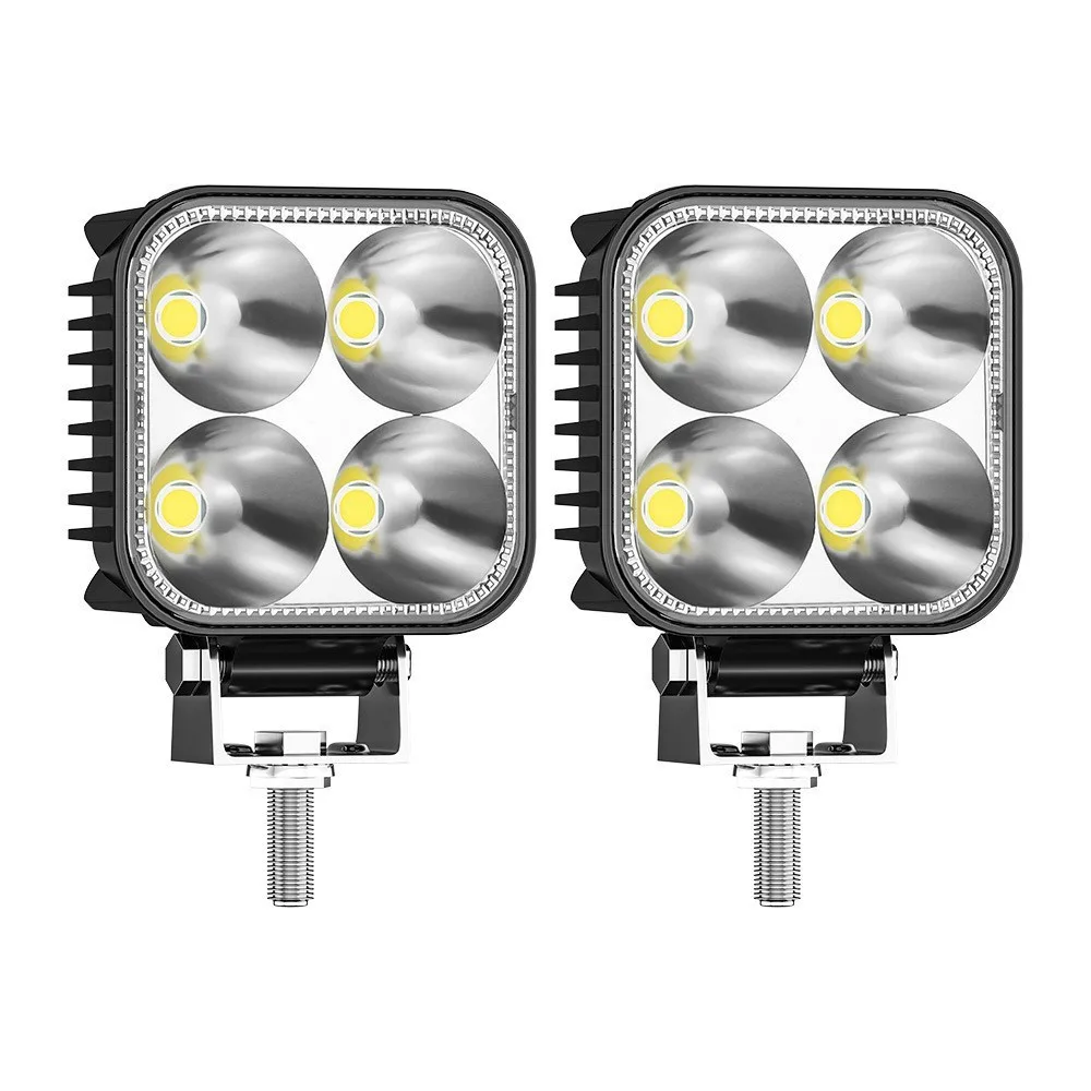 TCYATO  Square lamp modified motorcycle headlight work light always on+flashing spotlight