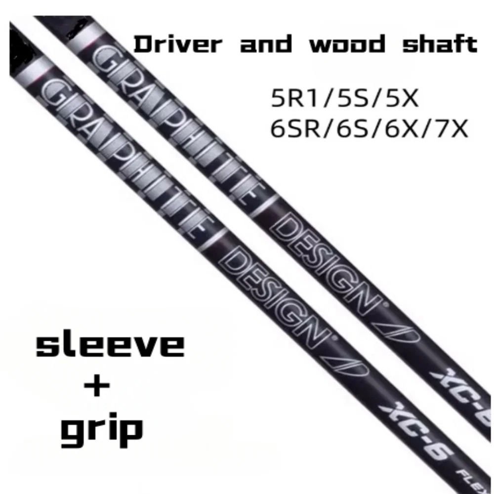 Golf club shaft tou d XC 5/6/7 S/SR/R/X  graphite shaft screwdriver and wooden shaft free assembly sleeve and grip