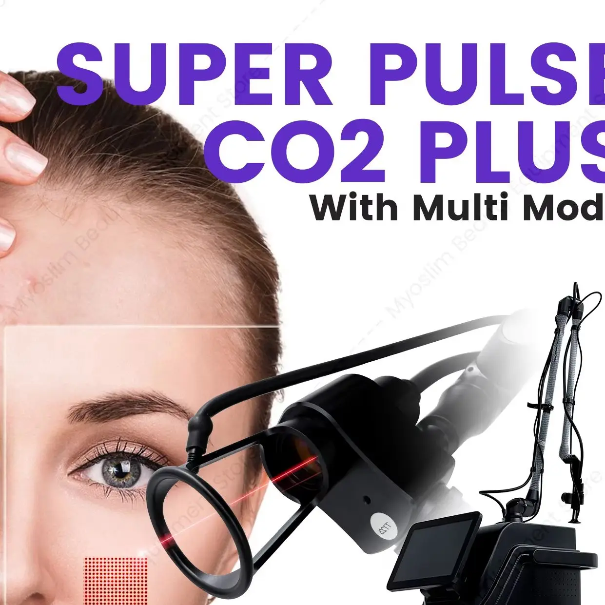 Stable Energy Fractional CO2 Lase Beauty Instrument Scar Wrinkle Stretch Mark Improvement Vaginal Tightening Device