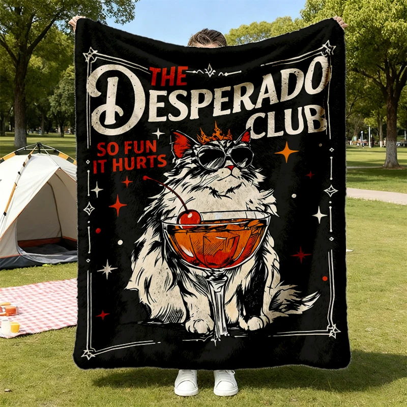 Desperado Club Princess Donut Approved Flannel Blanket, Dungeon Crawler Carl Throw, Fantasy Fan Gift