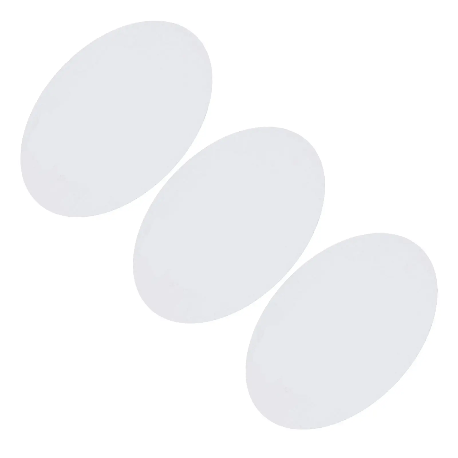 

3Pcs Oval Blank Cotton Canvas Boards 9.8x7.9 Inch for Oil Acrylic Watercolor Painting Art Supplies Versatile Artist Canvas