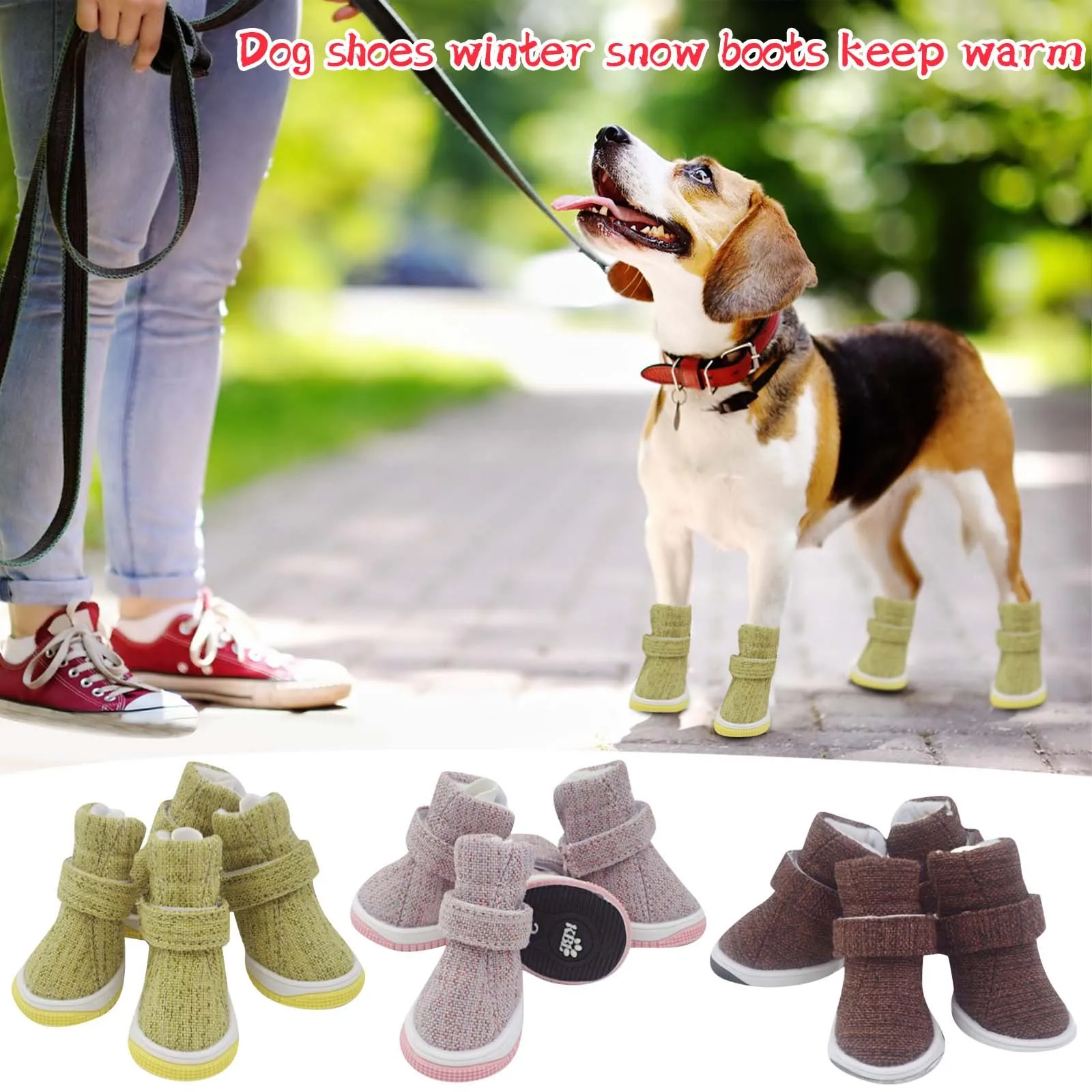 4Pcs/Set Winter Pet… - image