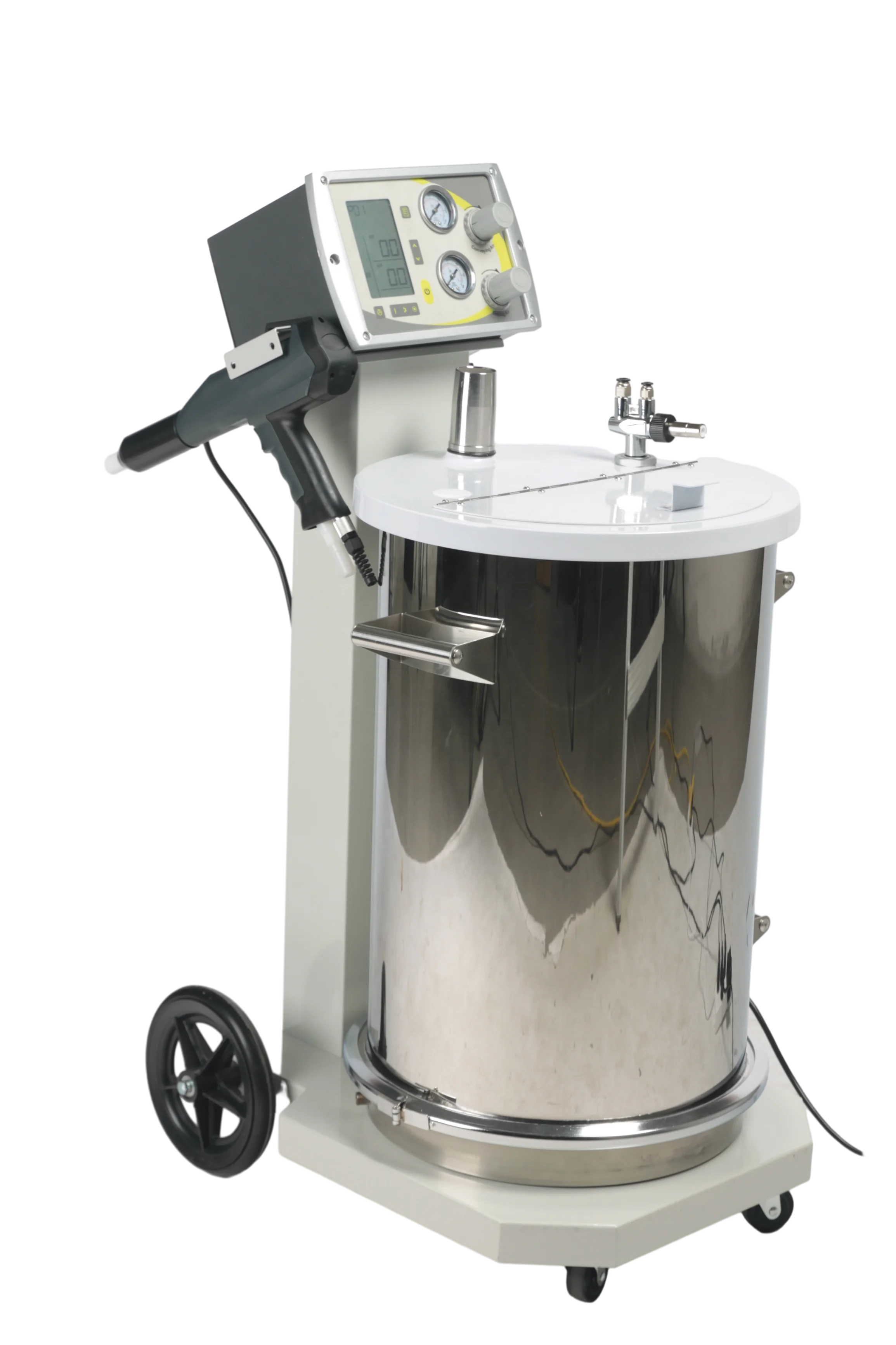 

Newly Launched KENT- FD Portable Manual Intelligent Plexiglass Hopper Metal Powder Paint Coating Machine with Spray