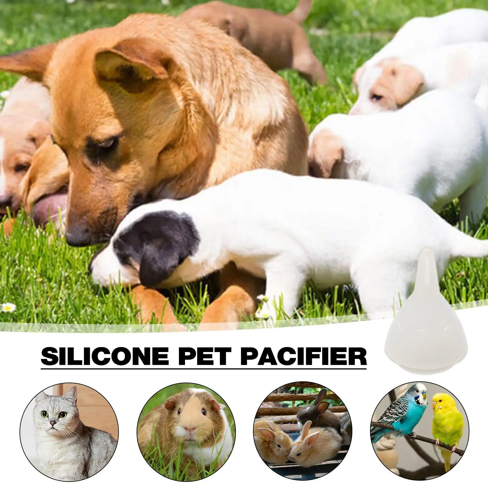 Silicone Pet Feeding Nipple For Dog Cat Hamster Small Animals Feeding Pacifier For Feeding Pets Nipple