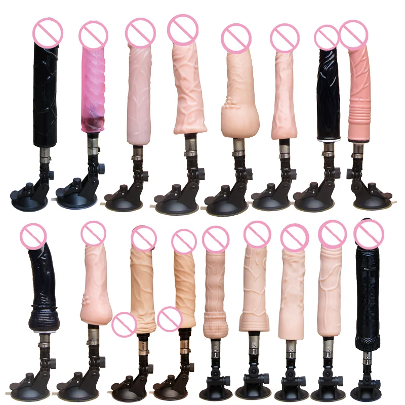 

3XLR Connector Dildos and Suction Cup Sex Toys for Women Men Automatic Sex Machine Attachments Masturbation Massager Sex Product