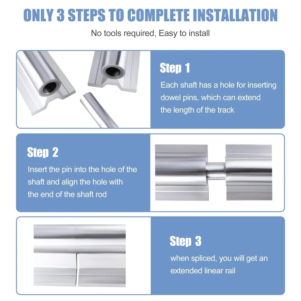

SBR20 Linear Rail 4000mm Set with 12 Bearings for CNC Router DIY Projects