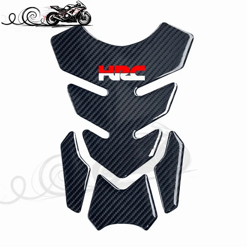 For HO@&NDA CBR600RR CBR1000RR CBR1100XX CBR893RR CBR900RR HRC Motorcycle Chrome CBR HRC Decal Fuel Tank Cap Cover Sticker Pad