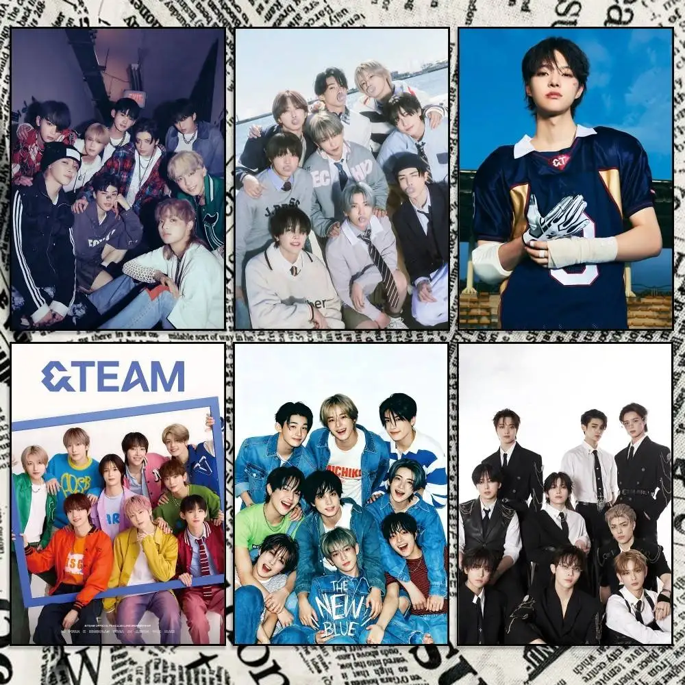 J-POP and-Team Tour  Poster Self-adhesive Waterproof Paper Sticker Coffee House Bar Room Wall Decor