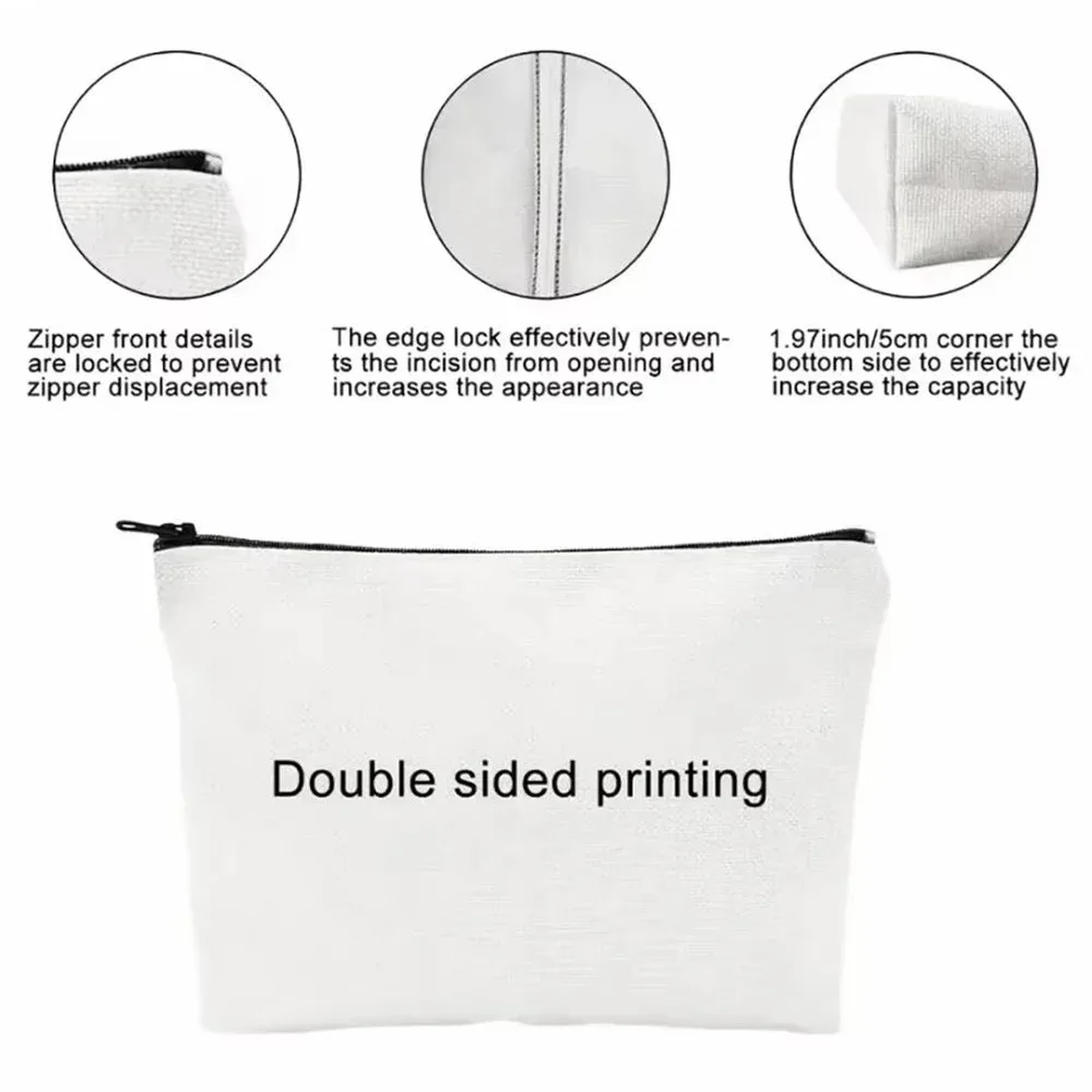 Косметичка с принтом сардини в стиле ретро — яркие разноцветные цвета, прочная ткань, компактная дорожная косметичка и пенал