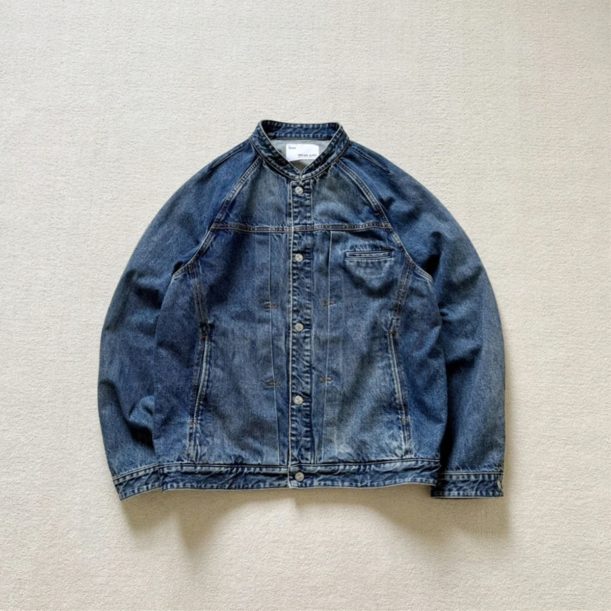 

Versant Soleil 25FW TRUCKER BLOUSON Vintage gewaschene Jeansjacke