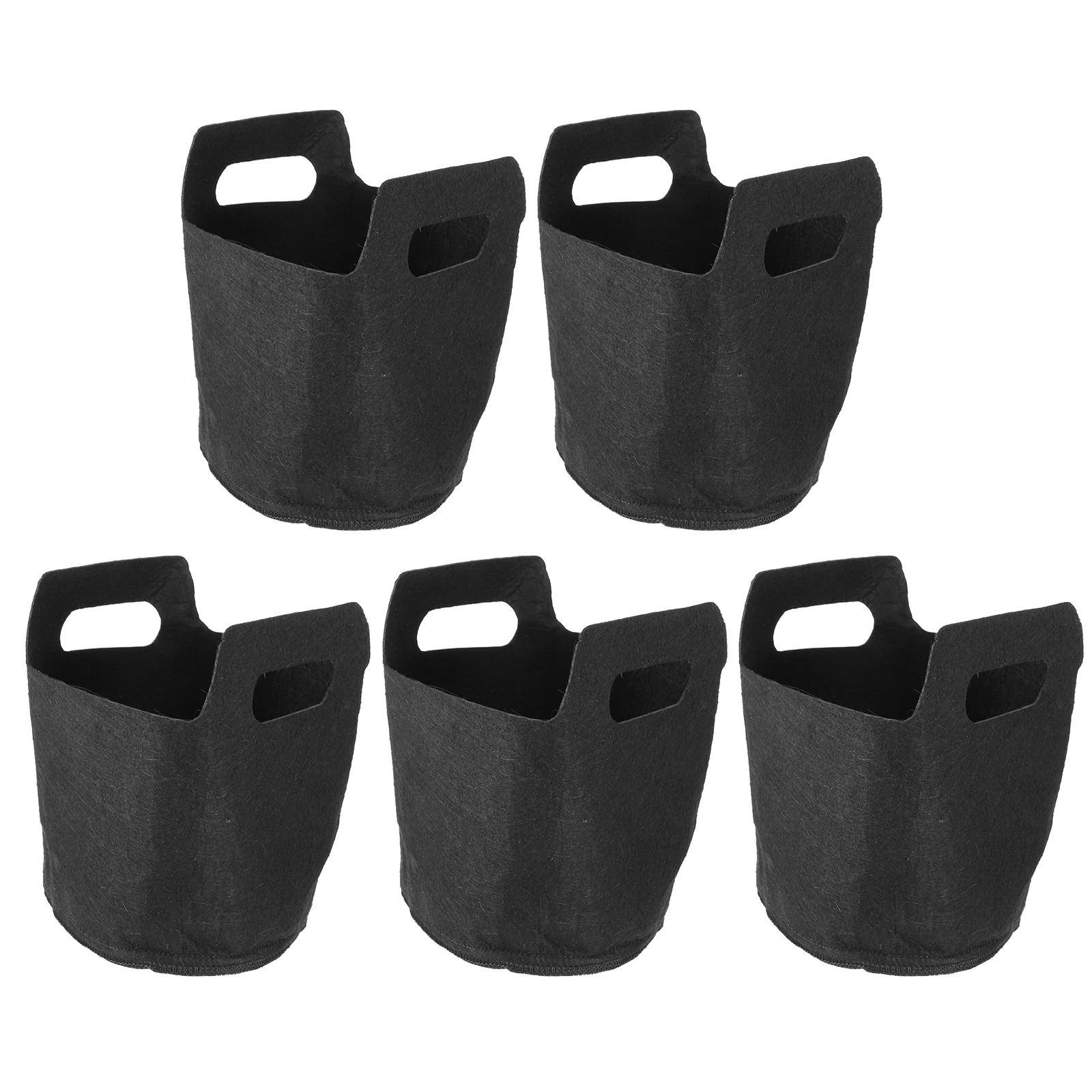 

5pcs Plant Grow Bags 10L Non-Woven Fabric Flower Pots For Herb Vegetable Gardening Durable Nursery Growing Supplies