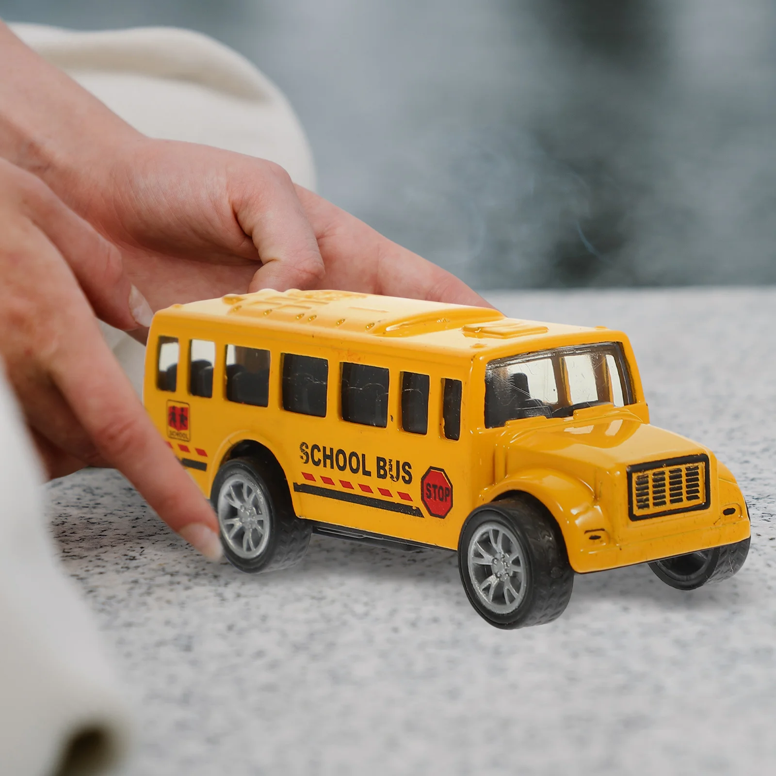 Zurückziehen Bus Modell Auto Spielzeug Kinder Mini Autos für Kinder Kinder Diecast Pädagogisch