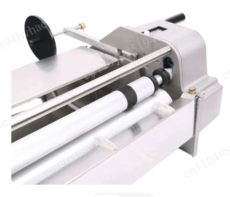 50cm Hand crank wallpaper gluing machine 70cm stainless steel gluing machine wallpaper paste machine