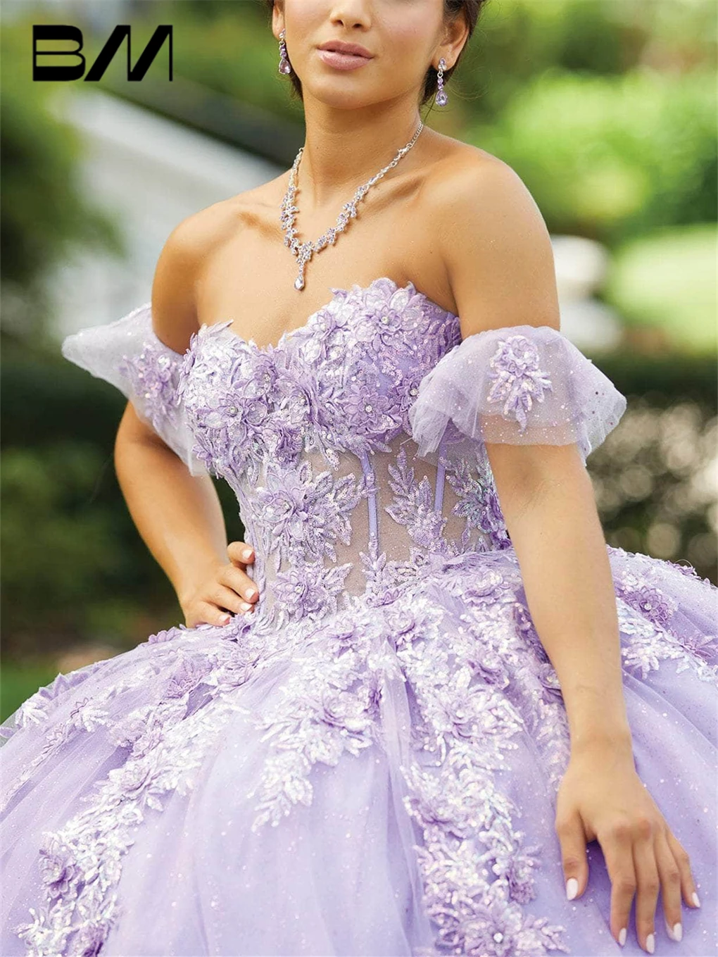 Нежное платье Quinceanera с открытыми плечами, 2023, бальное платье с аппликацией, Vestidos De 15, Quinceañera Sweet 15, платья, вечернее платье