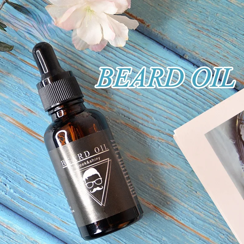 Men Natural Beard Growth Oil Moisturizing Smoothing Hair Growth Tools Dashing Gentlemen Beard Oil Conditioner Beard Care