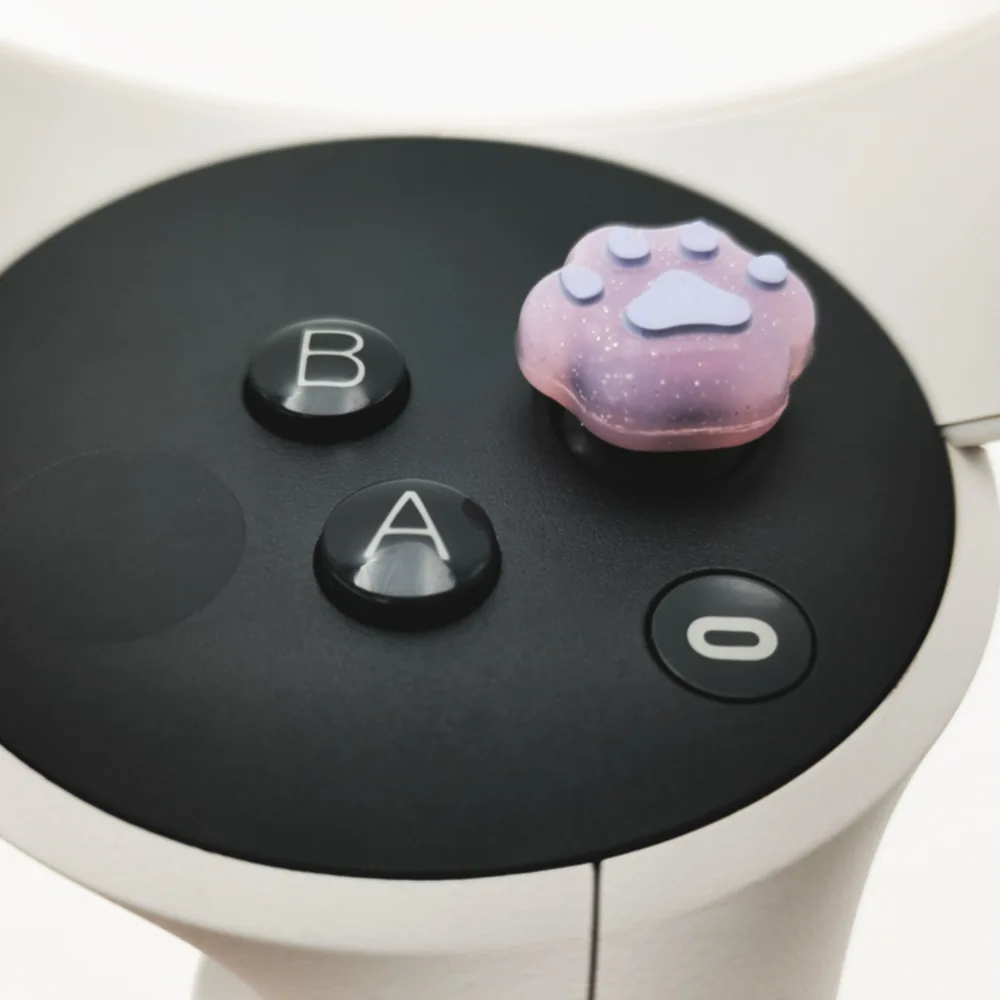 4 قطعة غطاء مقبض الإبهام من السيليكون الناعم لـ Meta Quest3 لـ Oculus Quest 2 لملحقات Pico4 VR