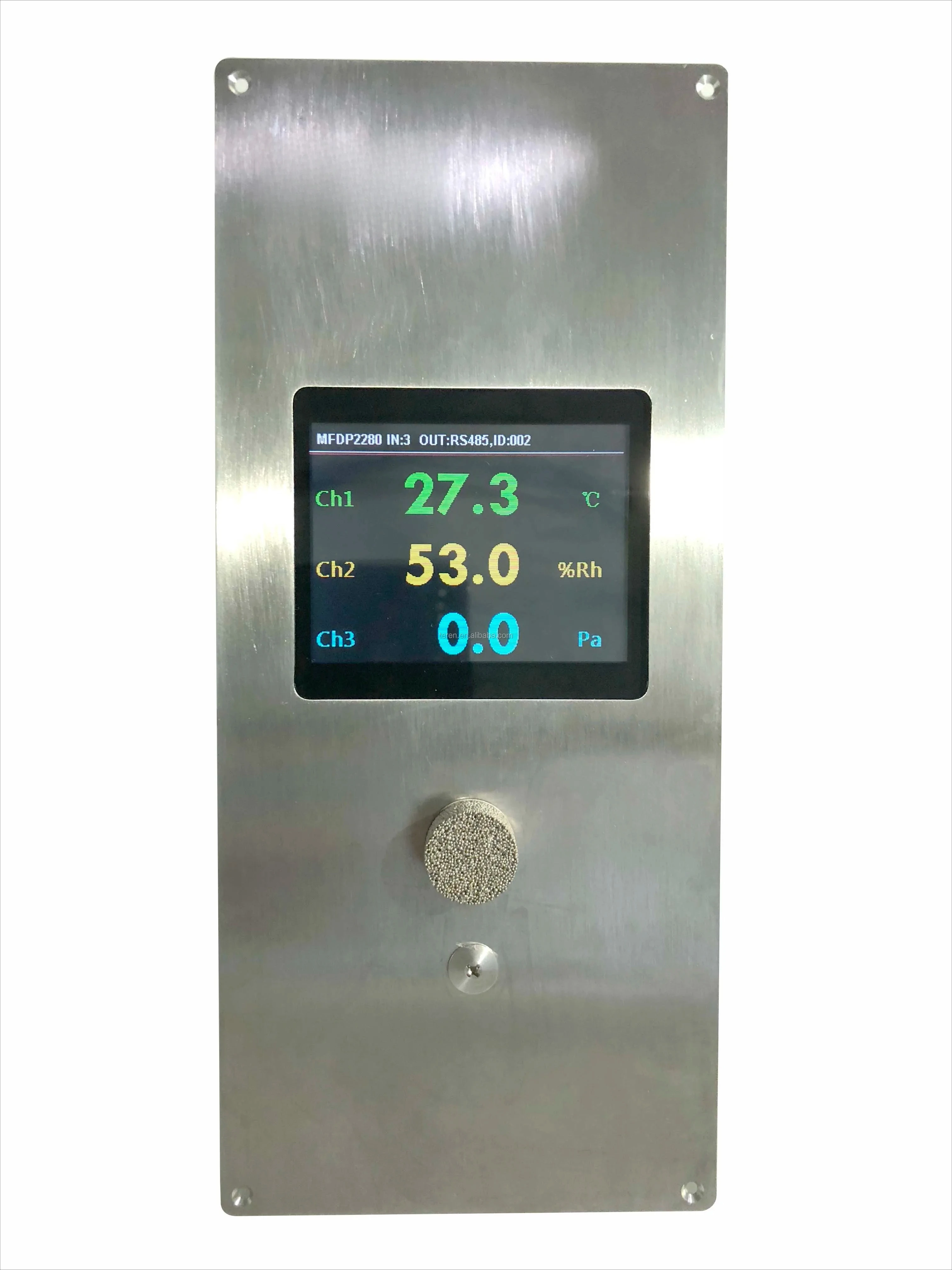3 in 1 Digital Temperature, Humidity and Pressure Differential Level LCD Transmitter for Clean Room