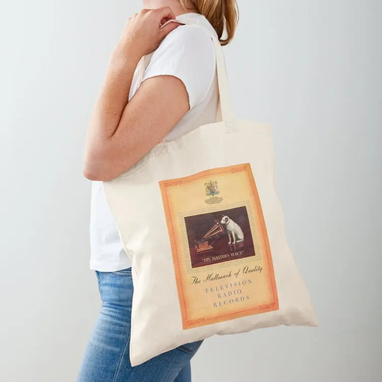

Vintage HMV advert Tote Bag Women's bags tote bag women Reusable bags Cloth bags
