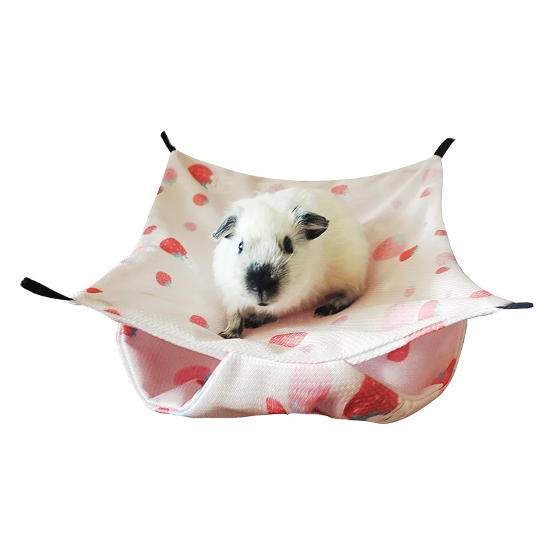 Summer Cooling Hamster Hammock Hanging Beds Rattan Mat for Small Animal Chinchillas Sugar Glider Squirrel Ferret Pets Supplies