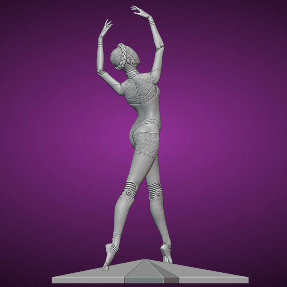 Kit de modèle d'impression 3d pour fille Sexy, ballerine, figurine en résine, Statue de Micro réduction, Kit de Garage non peint, jouets, 1/24