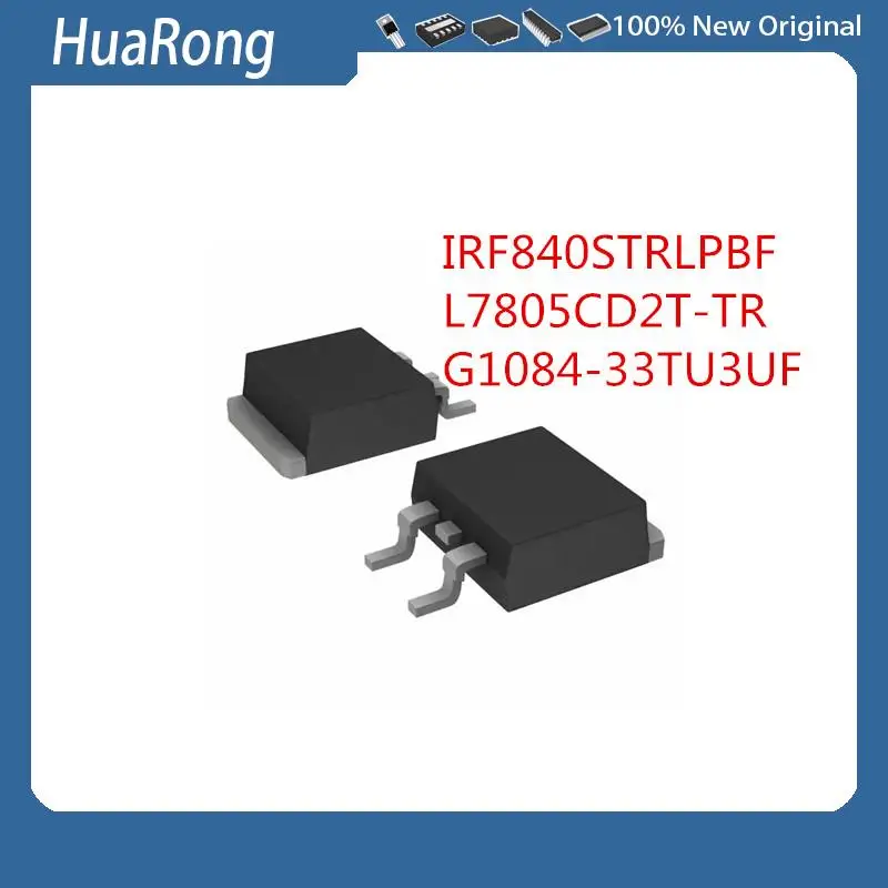 20PCS/LOT      IRF840STRLPBF    IRF840S     F840S   L7805CD2T-TR    L7805C2T    CD2T   G1084-33TU3UF G1084-33  G1084    TO-263-2
