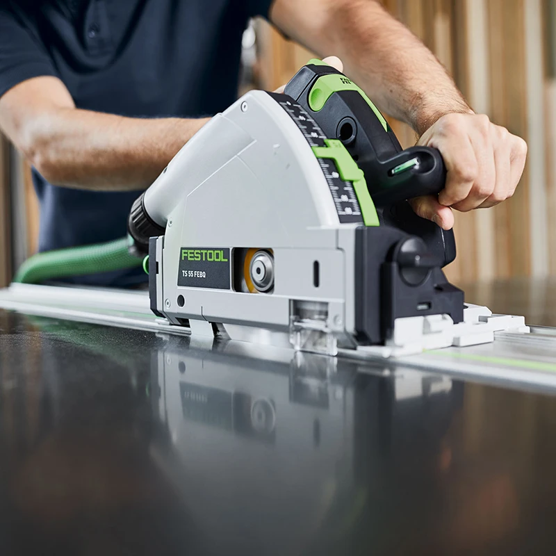 FESTOOL Plunge Cut Track Saw TS 55 FEQ-F-Plus Woodworking Rail Portable Vacuum Cutting Saw Power Tools 1200W 220V TS55FEBQ