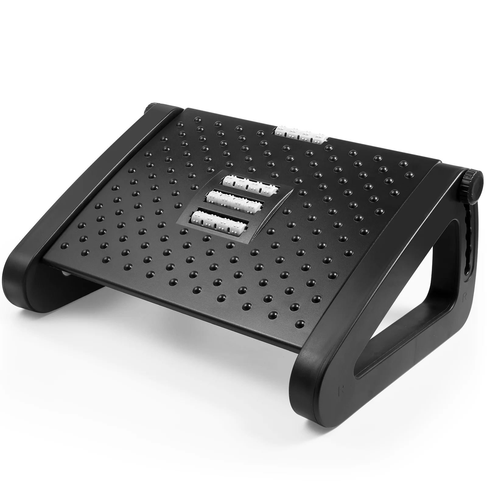 Footrest Stool For Desk Ergonomic Footstool Footsteps Under Office Use Home Roller Pp