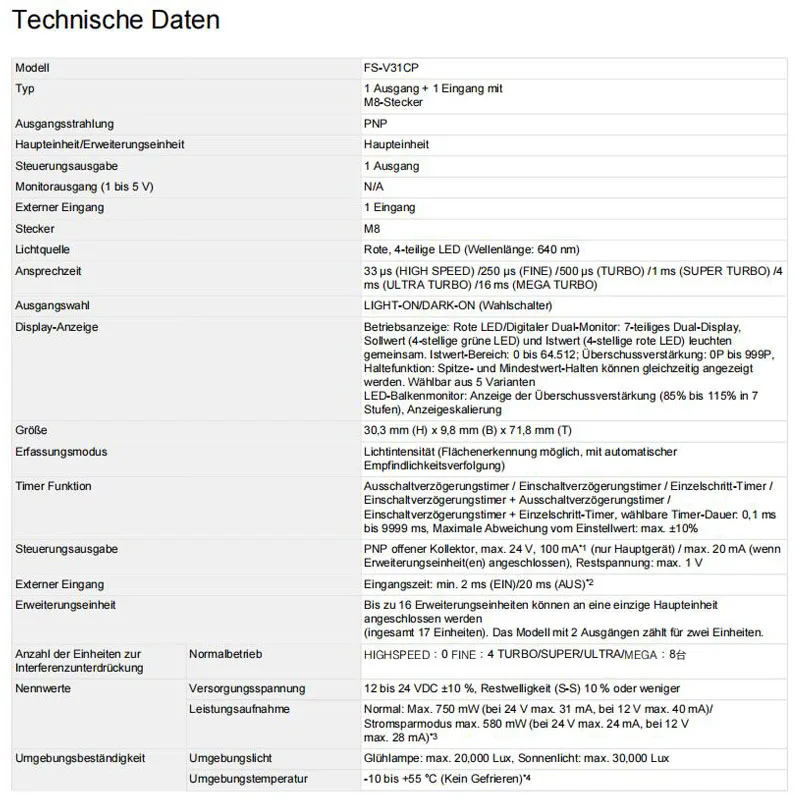 FS-V31CP KEYENCE مستشعر الألياف الضوئية الرقمي الأصلي الجديد، متوفر في المخزون، مرحبا بكم في الاستفسار