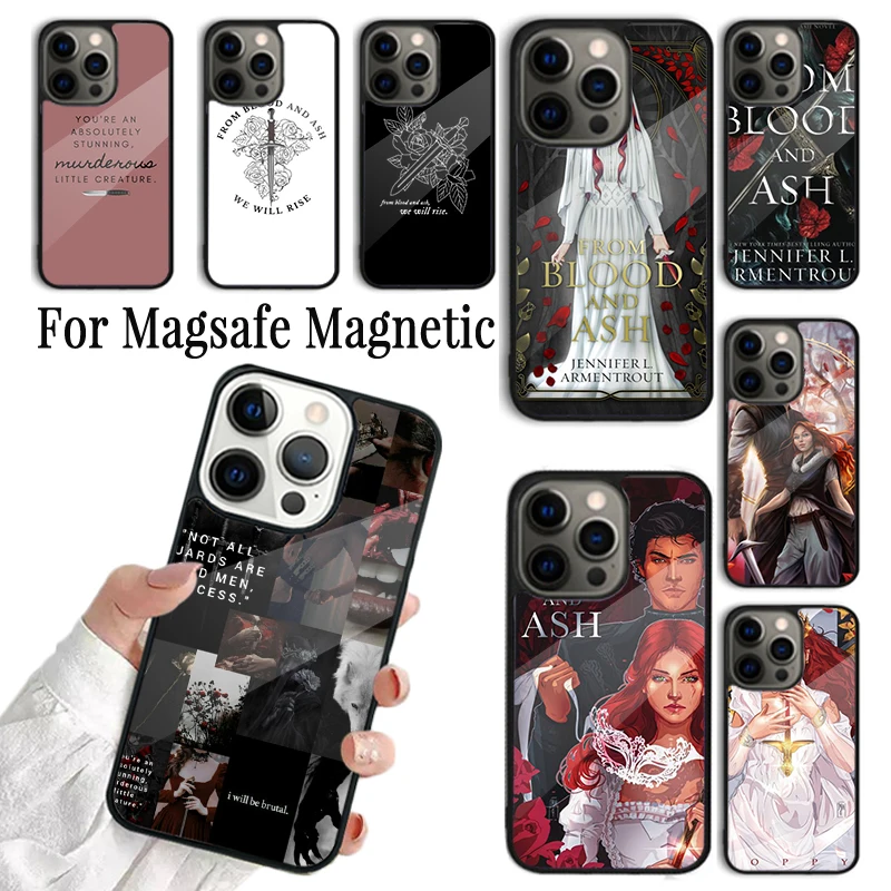 Чехол для телефона «Из крови и пепла» для iPhone 17 16 15 14 13 12 11 Pro Max Plus, магнитный, для Magsafe