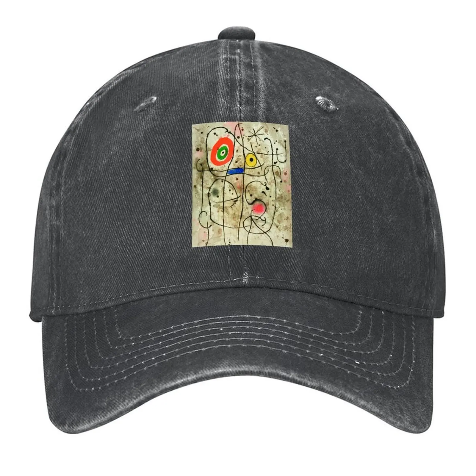 

Chocolate Joan Miro Baseball Cap western Hat New Hat dad hat tea Female Men's