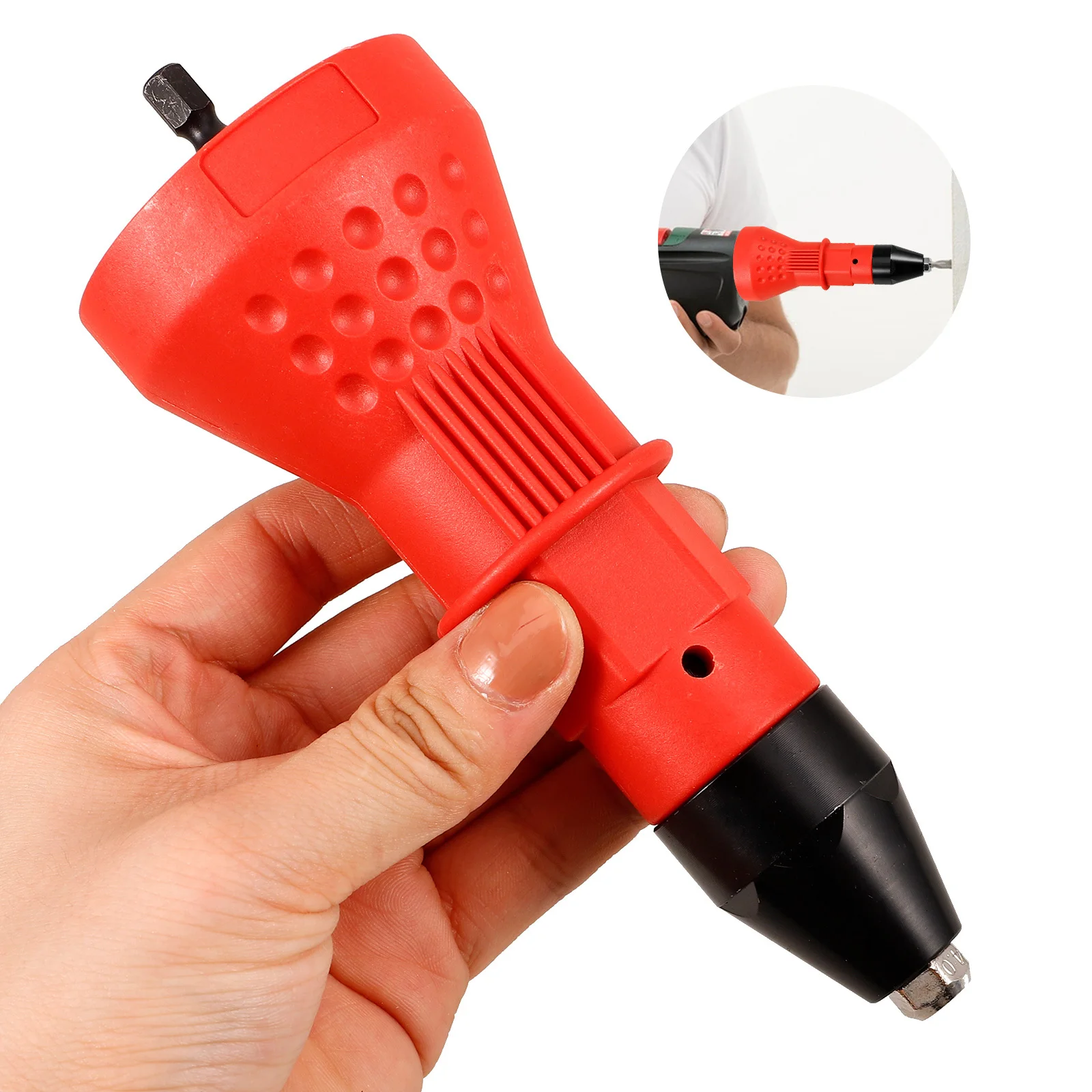 

Electric Rivet Insert Adapter For Drill Power Riveter Conversion Connector Plastic Precision Riveting Tool Attachment