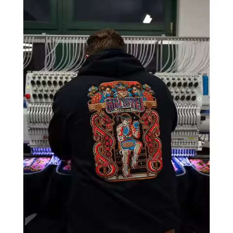 High Street Fashion Clothing Retro Harajuku Y2K Casual Loose Cotton Sweatshirt Men Street Hip Hop Fashion Oversized Hood Women