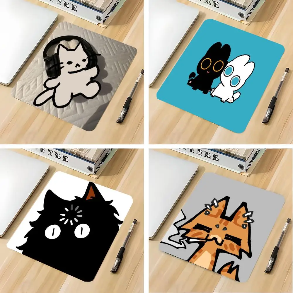 Sweet Kitty Mouse Pad Compact Size Anti-Slip Gaming Mouse Pad – For E-Sports & Mechanical Keyboards