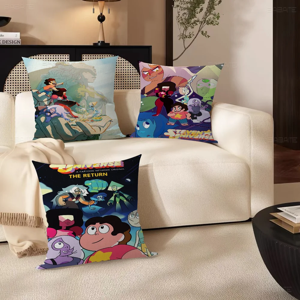 

S-steven Universe Retro Cushion Cover 30x50 Polyester Sofa Cushions Decorative Throw Pillows Home Decoration Pillowcover