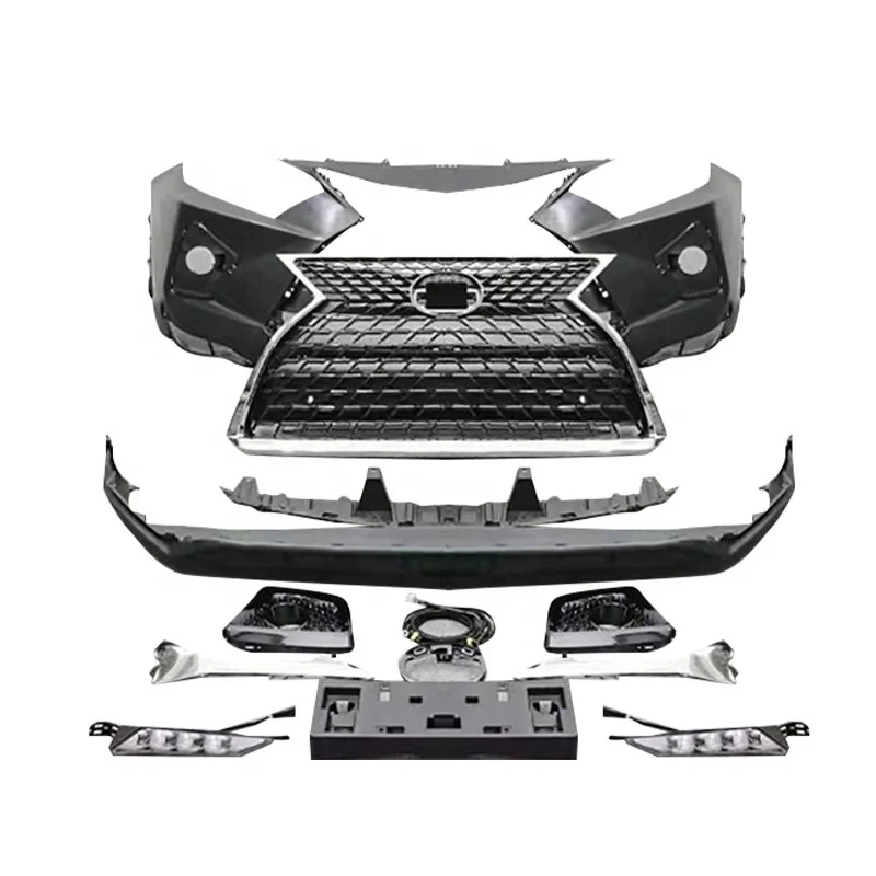 

New Product Car Parts Car bumpers For Lexus style body kit Front bumper Grille For Toyota Rav4 2019-2021