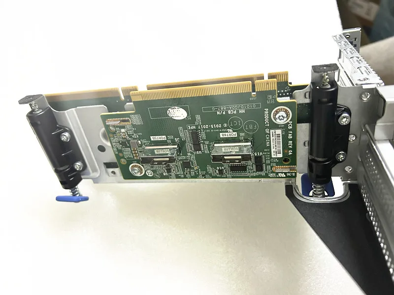 875086-001 875062-001 FOR HPE DL38X GEN10 X8/X8/X8 1-PORT 2 NVME SLIMSAS RISER
