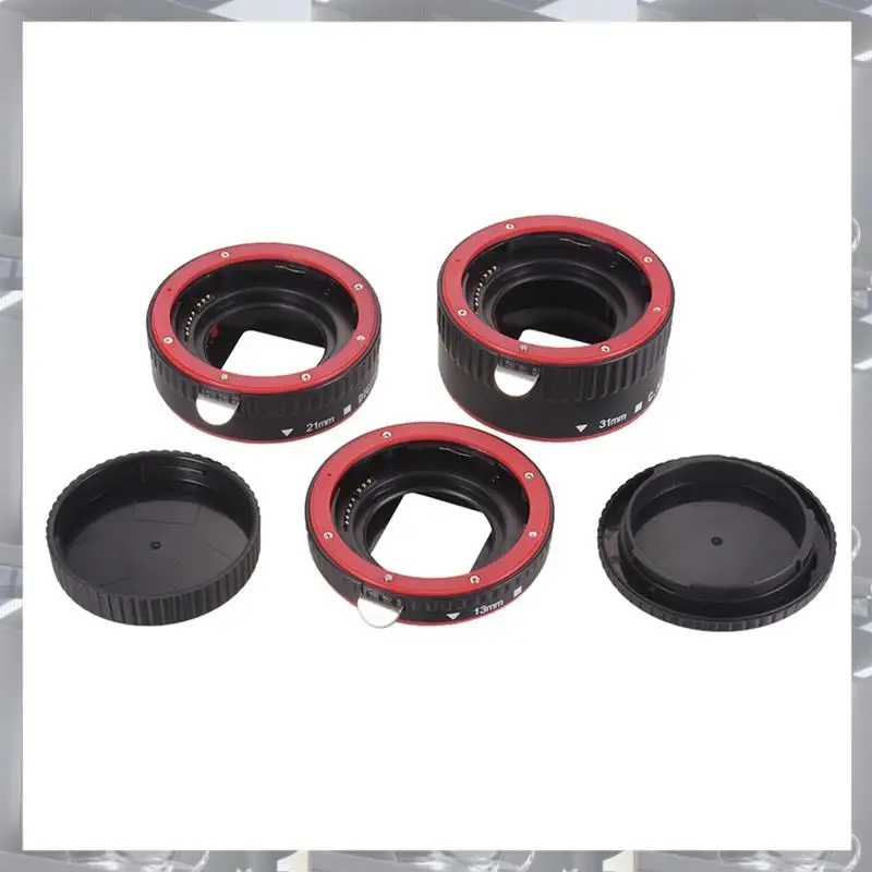 

Hot Selling-Auto Focus AF Macro-Extension Tube Adapter Ring For Canon EOS EF EF-S Mount Lens Replacement For Canon 60D 7D 5D II