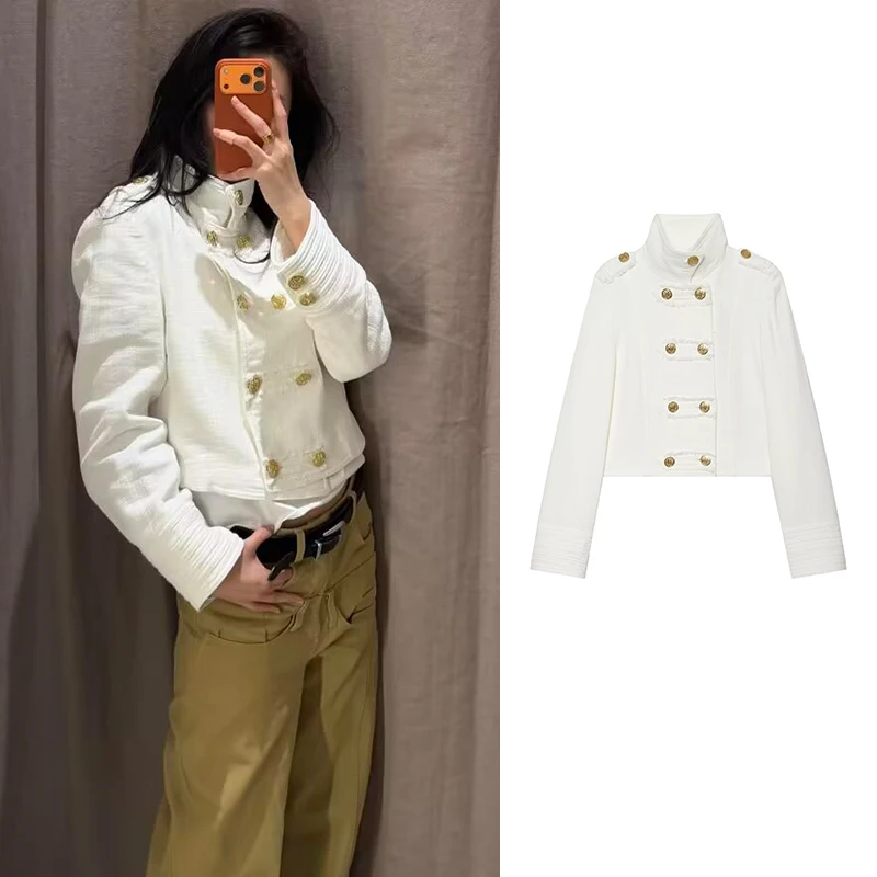 

Jackets & Coats Women's Spring 2026 New Fashion Elegant Women Warm Jackets Chic British Youth Street Long-sleeved Outerwear