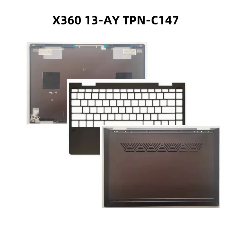 Carcasa Completa para Laptop HP Envy x360 13-AY Serie TPN-C147, Cubierta Trasera LCD, Carcasa Superior e Inferior, Reposamanos