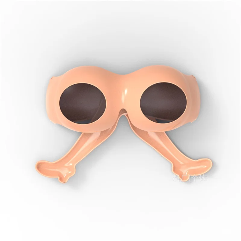 Novelty Funny Leg Buttocks Sunglasses Portable Lightweight Adults Party Prank Joke Shape Glasses For Men Women Funny Gag Gifts