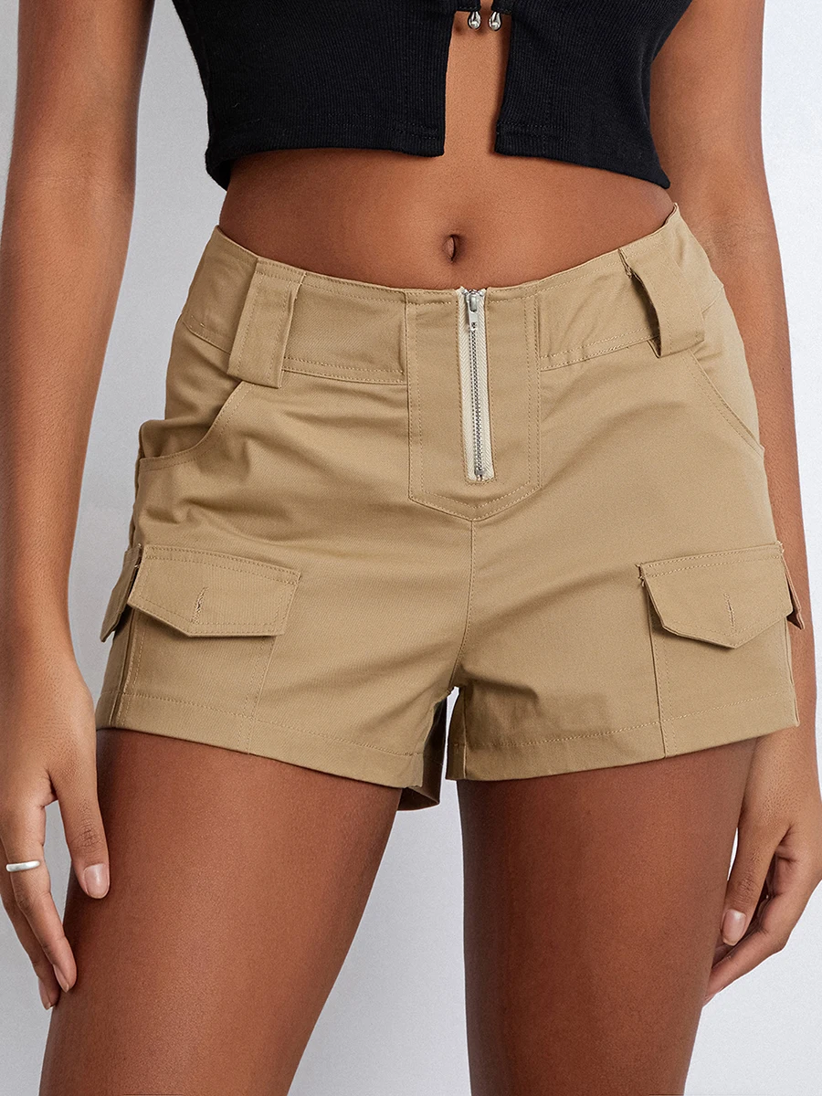 

Women Low Rise Shorts Summer Vintage Short Pants Cargo Shorts for Streetwear