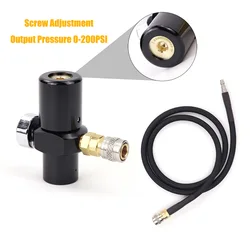HPA CO2 Low Pressure SFR(SUPER FAST REFRESH) Regulator Remote Line Output Pressure 0-200psi  With US Foster Coupler 300PSI Gauge