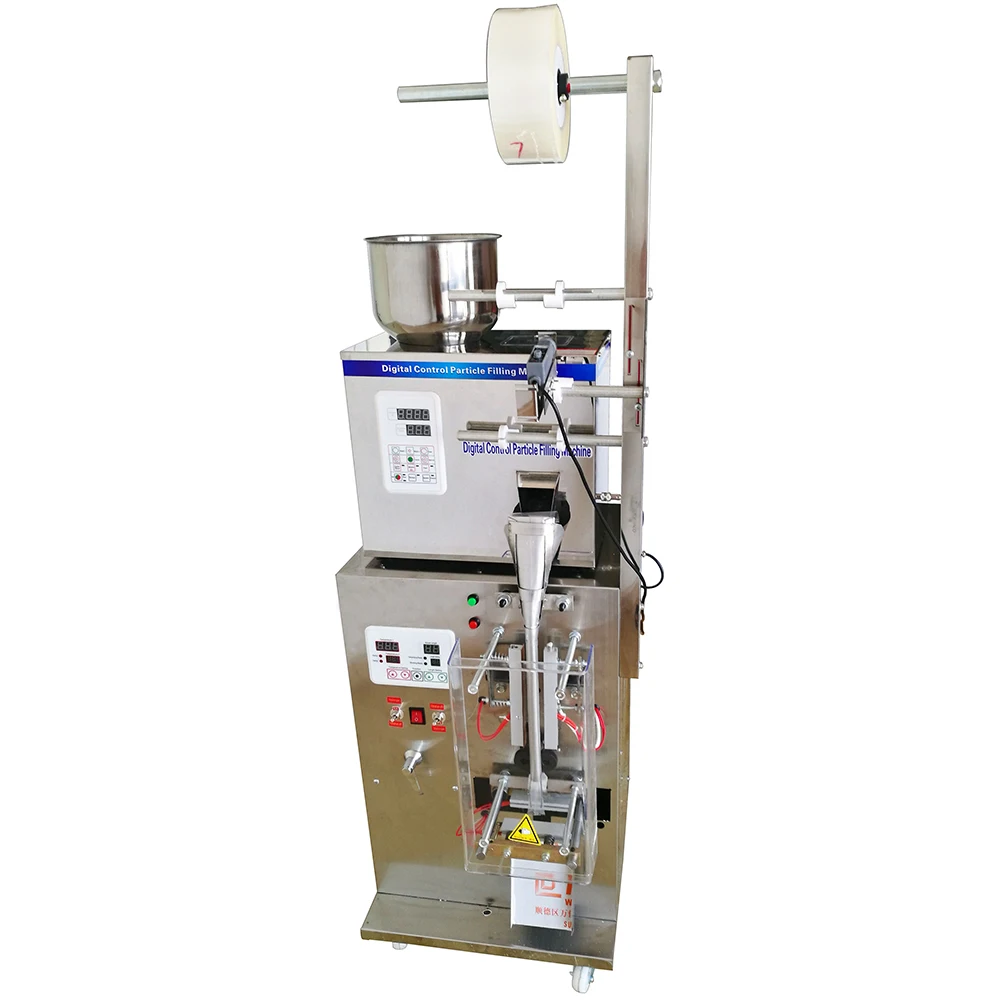 

price of multifunction automatic vertical vffs grain bean candy spice flour powder coffee small sachet tea bag packaging machine