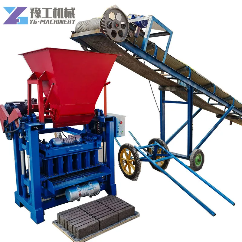 YG Concrete Cement 4-35 Paver Hollow Brick Block Making Machine for Sale