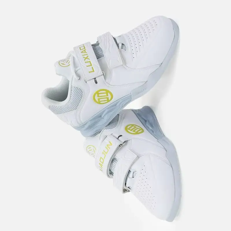 

Новые кроссовки для тяжелой атлетики 2026 года: мужские и женские, люксовый бренд, для приседаний, унисекс, удобные для занятий спортом в помещении, обувь для спортзала