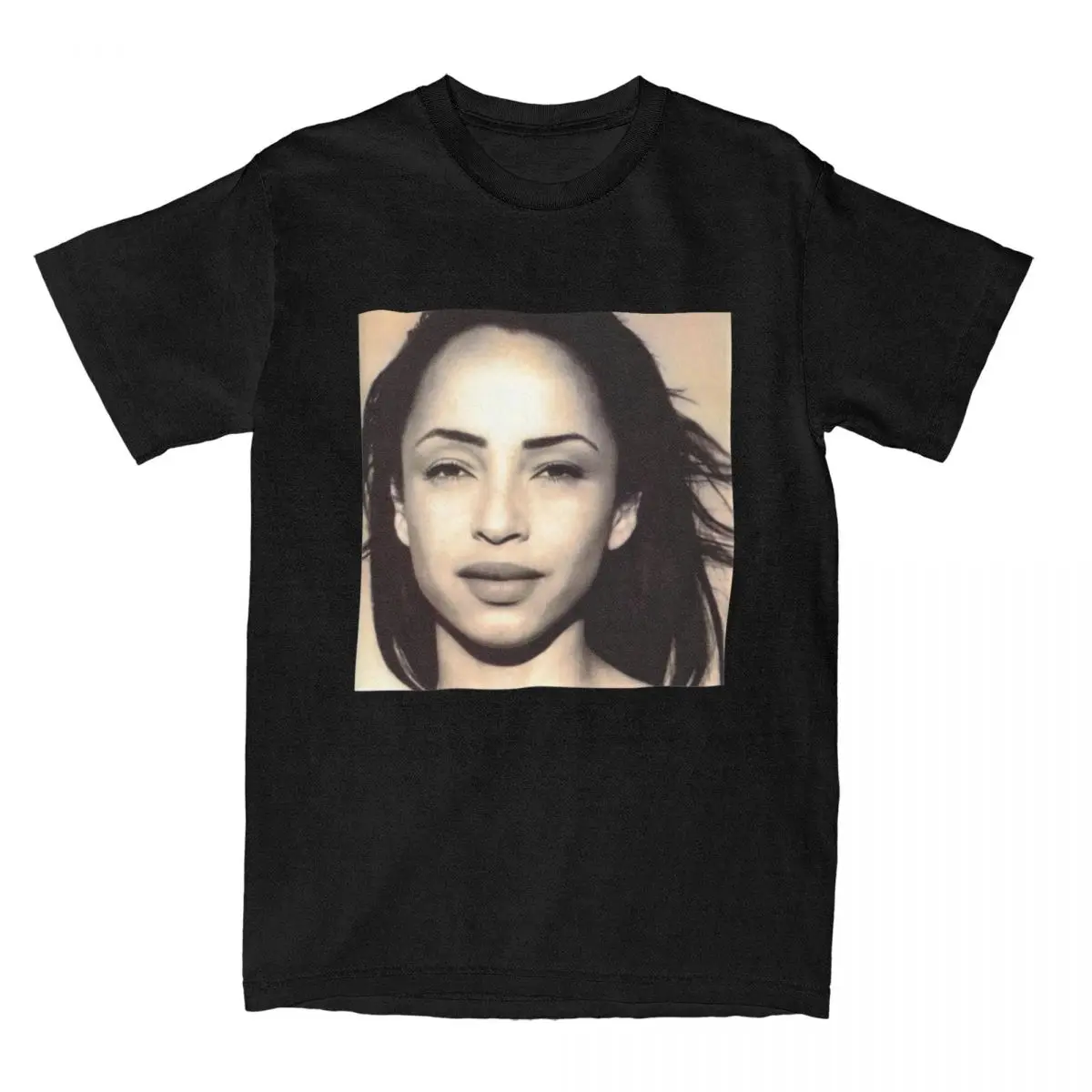 Men's T-Shirt The Best Of S-Sade Adu Vintage 100% Cotton Tee Shirt Short Sleeve T Shirt Crew Neck Clothing Party